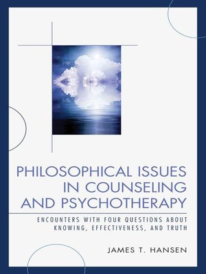 cover image of Philosophical Issues in Counseling and Psychotherapy